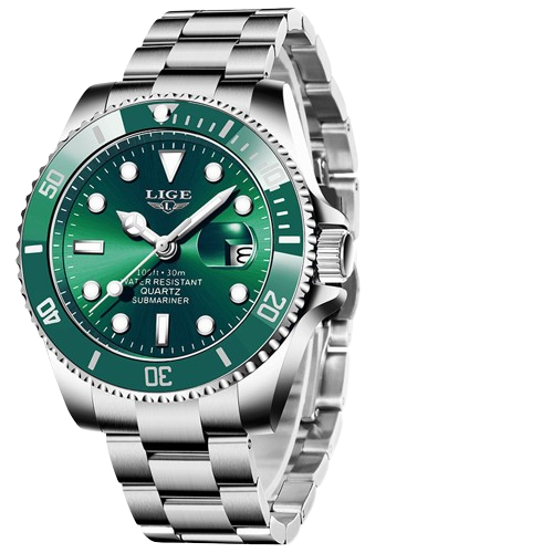 Quartz Homage Rolex Submariner Wristwatch